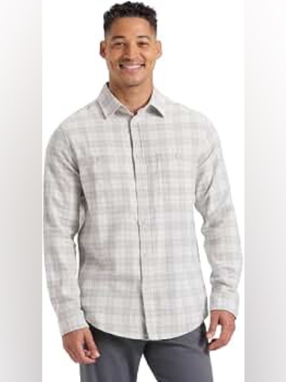 M22 NWT Goodfellow & Co Mid Weight Standard Fit Flannel Shirt - Size Small